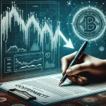 "Palantir stock chart showing decline after five-day selloff, highlighting impact of record government contracts in a financial analysis article."